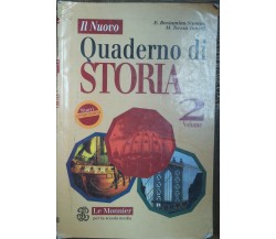 Il nuovo quaderno di storia Vol. 2 - Stumpo, Tonelli - Le Monnier,1998 - R
