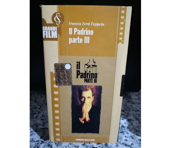 Il padrino 3 - vhs - 1990 - corriere della sera - F