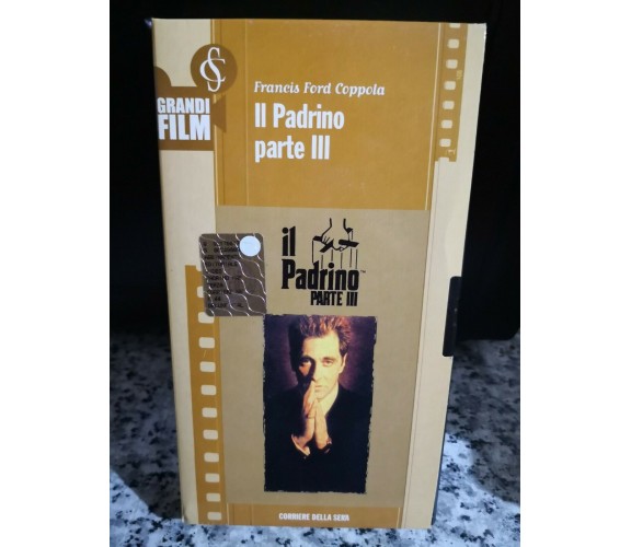 Il padrino 3 - vhs - 1990 - corriere della sera - F