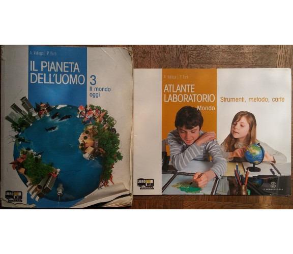 Il pianeta dell’uomoVol.3;Atlante laboratorio-Vallega;Forti-Le Monnier,2015-R