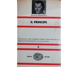 Il principe di Niccolò Machiavelli, 1968, Einaudi -D