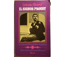 Il signor Proust di Céleste Albaret,  1974,  Rizzoli