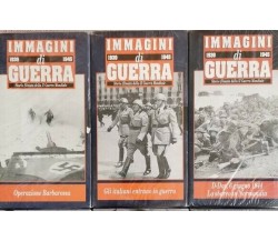 Immagini di guerra 1939-45 (3 VHS della Hobby & Work sulla II guerra mondiale)