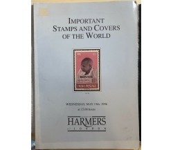 Important stamps and covers of the world di Aa.vv.,  1996,  Harmers Of London