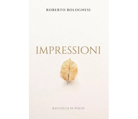 Impressioni di Roberto Bolognesi, 2023, Youcanprint