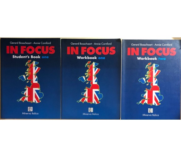 In focus student’s book 1-workbook 1-2 di Bosschaart-cornford, 1995, Minerva Ita