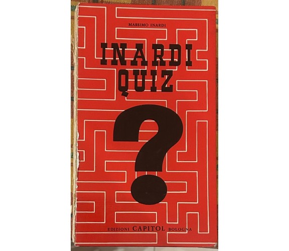 Inardi quiz di Massimo Inardi, 1972, Edizioni Capitol Bologna