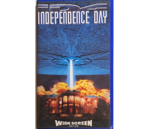 Indipendence Day VHS di Roland Emmerich, 1996, 20th Century Fox