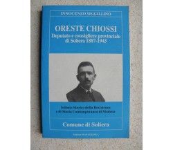 Innocenzo Siggillino - Oreste Chiossi - Comune di Soliera 1993