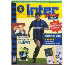 Inter games anno 1 n.2 di F.c. Internazionale,  2002,  Edizioni Play Press