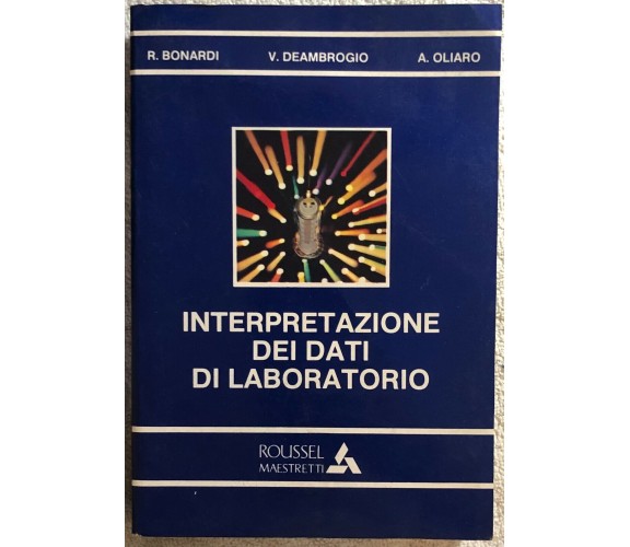 Interpretazione dei dati di laboratorio di Bonardi-deambrogio-oliaro,  1987,  Ro