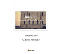 Invisibili - Memorie di Noto notturna  di Erminia Gallo, G. Fabio Marziano - ER