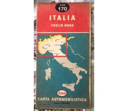  Italia Foglio Nord Carta automobilistica ESSO Scala 1:500.000 di Esso, 1962, 