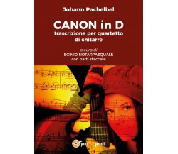 Johann Pachelbel CANON in D trascrizione per quartetto di chitarre a cura di EGI
