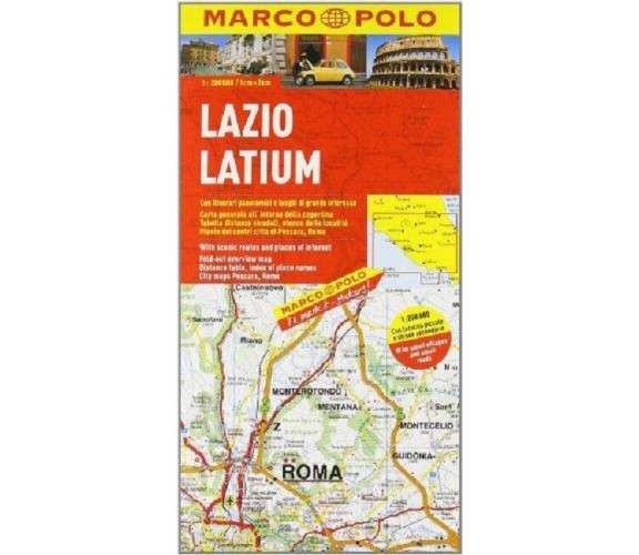 LAZIO 1:200.000. EDIZ. MULTILINGUE - Aa.vv.,  2011,  Edt 