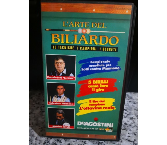 L'Arte del Biliardo - vhs - 1995 -DeAgostini - F