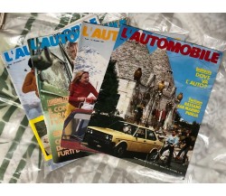 L’Automobile 4 numeri vari di Aa.vv.,  1976,  L’Automobile