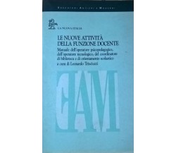 LE NUOVE ATTIVITÀ DELLA FUNZIONE DOCENTE - Trisciuzzi (La nuova Italia 1995) Ca