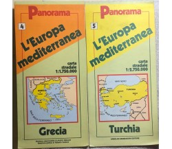 L’Europa mediterranea Panorama 4-5 Grecia Turchia di Aa.vv.,  1989,  Panorama