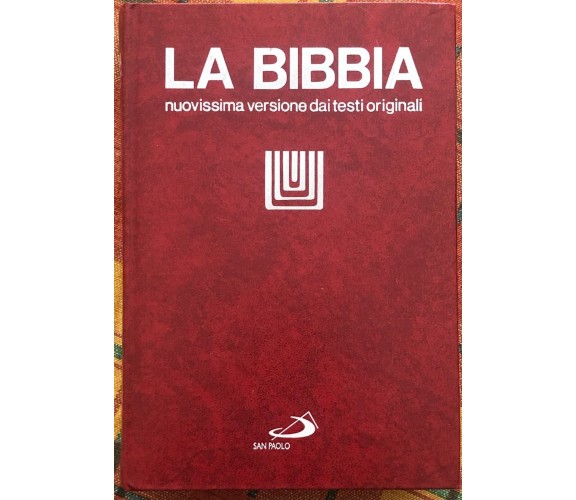 La Bibbia nuovissima versione dai testi originali di Antonio Girlanda, 1997, 