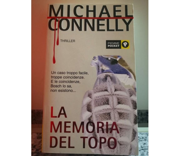 La Memoria del topo di Michael Connelly,  1997,  Piemme Pocket-F