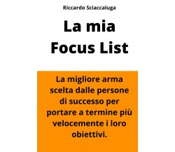 La Mia Focus List: La migliore arma scelta dalle persone di successo per portare