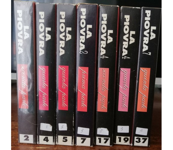 La Piovra (6 vhs) - VideoRai, 1995 - VHS - A