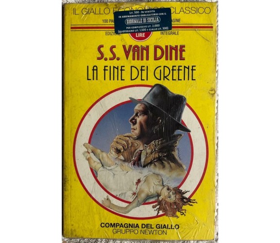 La fine dei Greene di S. S. Van Dine,  1995,  Newton Compton Editori