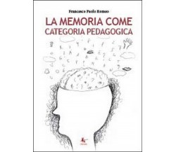 La memoria come categoria pedagogica  di Francesco Paolo Romeo,  2014,  Libell