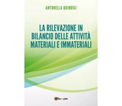 La rilevazione in bilancio delle attività materiali e immateriali	 di Antonella 