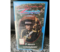 La spada di Zorro il nuovo comandante - vhs - 1996 - hobby e work -F