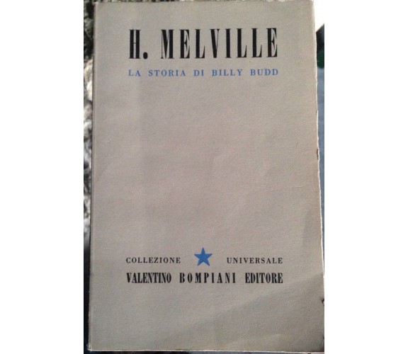 La storia di Billy Budd - H. Melville - Bompiani -  MP