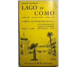 Lago di Como Carta automobilistica di Aa.vv.,  1970,  Studio F.m.b.