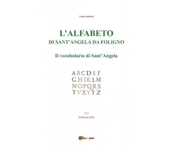 L’alfabeto di Sant’Angela da Foligno - Num. 2 - Il vocabolario di Sant’Angela