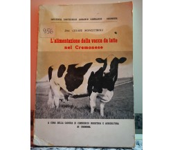 L’alimentazione della vacca da latte nel cremonese di Cesare Monestiroli, 1959 F