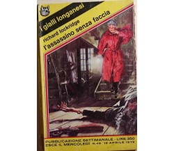 L’assassino senza faccia di Richard Lockridge, 1972, Longanesi E C.