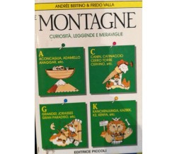   Le Montagne - Bertino - Valla - 1988 - Editrice Piccoli - lo