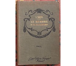 Le memorie di un ottuagenario Vol. I di Ippolito Nievo, 1915, Casa Editrice S