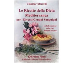 Le ricette della dieta mediterranea per i diversi gruppi sanguigni.