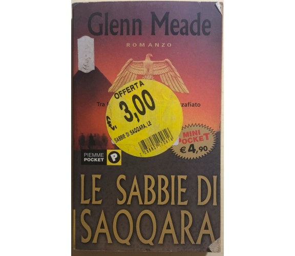 Le sabbie di Saqqara di Glenn Meade, 2005, Piemme