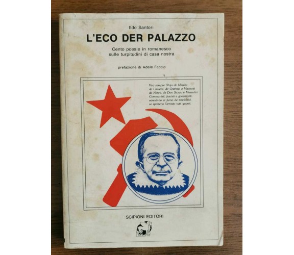 L'eco der palazzo - I. Santori - Scipioni editori - 1986 - AR