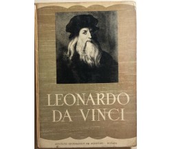 Leonardo Da Vinci di Ugo Nebbia,  1952,  Istituto Geografico Deagostini