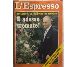 L’espresso n.29/1974 - n.16/1975 di Aa.vv.,  1974,  L’Espresso