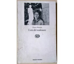  L’età del malessere - Dacia Maraini - 1996, Einaudi - L