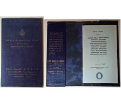 Libretto fiscale internazionale - Regno D’Italia. - R. A. Club d’Italia - L
