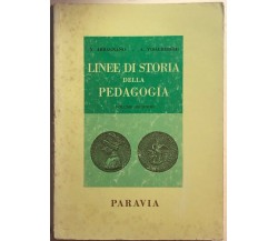 Linee di storia della pedagogia 2 di AA.VV., 1978, Paravia