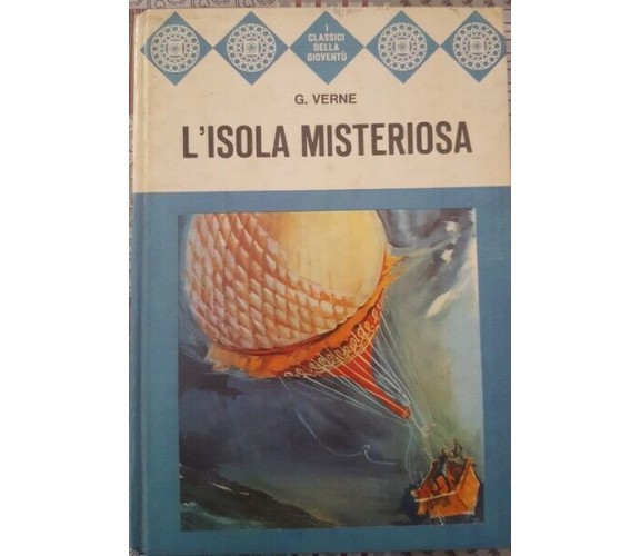 L’isola Misteriosa  di G. Verne,  1961,  ed. Amz, copertina rigida - ER