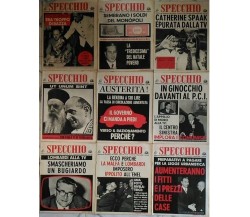   Lo Specchio - Lotto 9 riviste  di Aa.vv.,  1963 - 1964,  Aldo Moro, La Malfa..