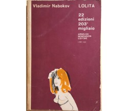 Lolita di Vladimir Nabokov, 1963, Arnoldo Mondadori Editore