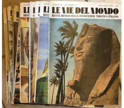 Lotto 13 riviste Le vie del mondo di Aa.vv.,  1941,  Consociazione Turistica Ita